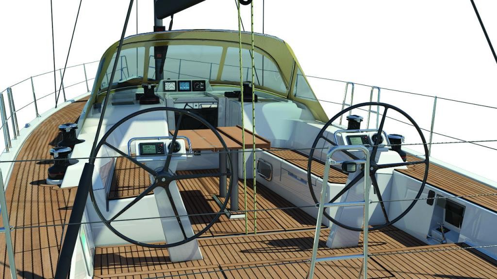 Xp 50 Deck layout ideal for the sailors and the guests ©  SW